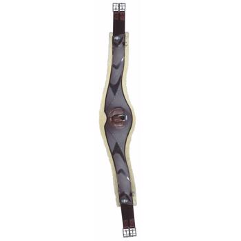 Prof. Choice | VenTech Contoured Jump Girth w/ Fleece | Chocolate